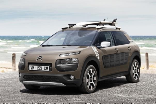 Der Citroën C4 Cactus Rip Curl soll bei der Suche nach Wind, Freiheit und Abenteuer helfen. Foto: PSA/dpp-AutoReporter